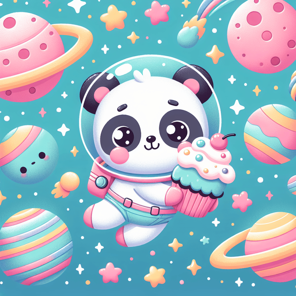 Panda Astronaut's Space Day